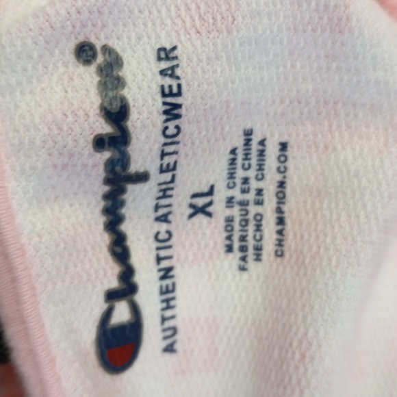 Champion Authentic Athleticwear Pink and White Checkered Top and Matching Shorts - Picture 4 of 16